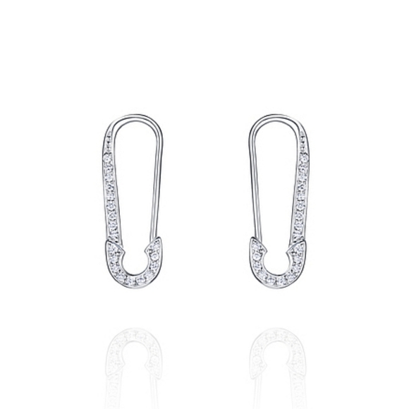 New Ross-Simons Diamond Earrings - Picture 2 of 2